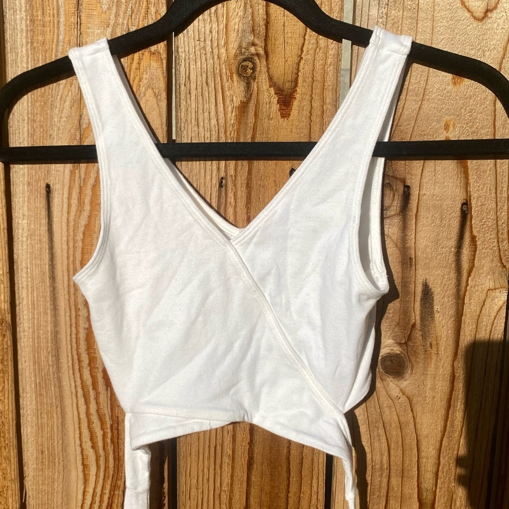 Wrap to tie crop top